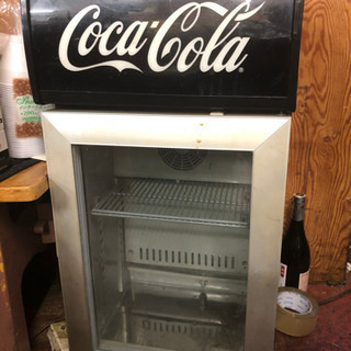 コカコーラ 冷蔵庫　JR-CC25A レトロ ストッカー　冷えますの画像