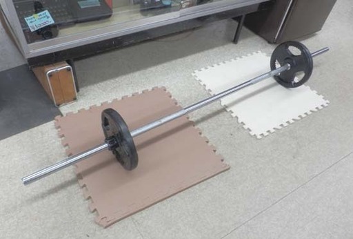 バーベル 総重量17㎏ 5㎏×2枚 シャフト7㎏ 長さ180 BODYMAKER 筋トレ 室内 屋内 フィットネス 運動 自宅で ウェイトトレーニング 重量挙げ ペイペイ対応 札幌市西区西野