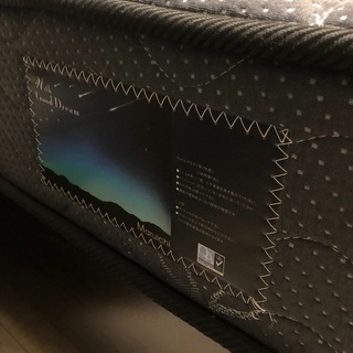 マットレス付き 美品ダブルベッドの画像