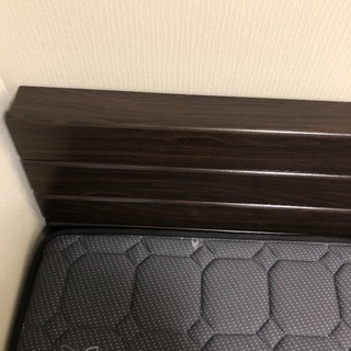 マットレス付き 美品ダブルベッドの画像