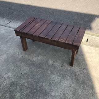 オーダーメイド デッキチェア テーブルの画像