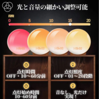 YABAE Wake Up Light デジタル めざましの画像