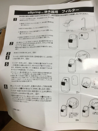 アムウェイの浄水器用フィルター新品