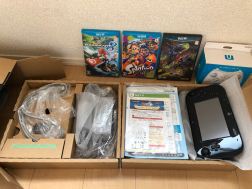 本日から明日の朝まで限定)お届け可 WiiU本体 ソフト3本