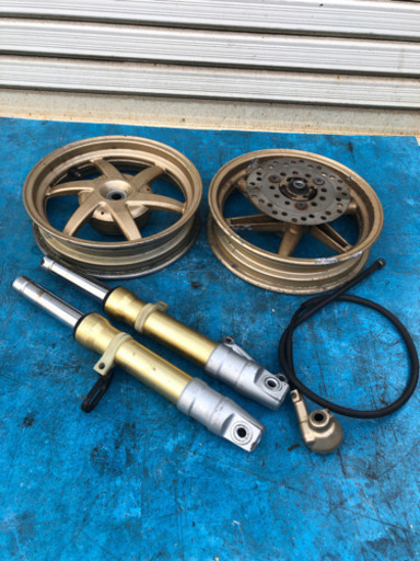 ライブディオZX 足回りフロントフォーク　ホイール前後　メーターケーブル