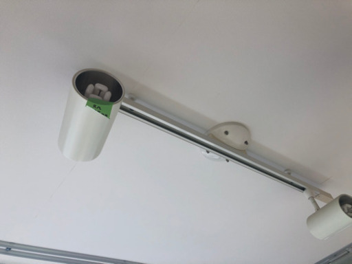 照明器具　ダクトレールとスポットライトのセット