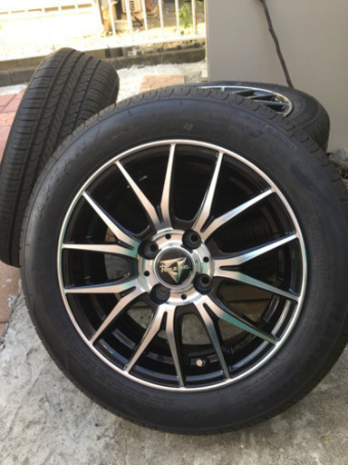 新品タイヤ14インチアルミホイールセット