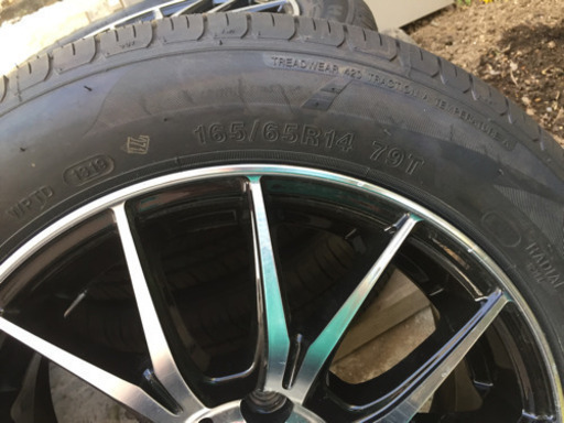 新品タイヤ14インチアルミホイールセット