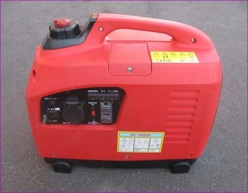 【￥11,000-】札幌発 ジャンク品 インバーター発電機 SF-1000F ガソリンエンジン