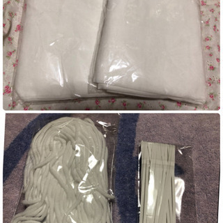 ダブルガーゼ、ノーズワイヤー、柔らかゴム