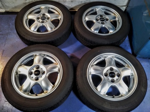 夏 ミニ純正 15インチ BMW ミニ アルミ MINI純正 ミニクーパー 175/65R15（2018年　日本製） 【富山】中古/4本 15インチ 100％車検対応