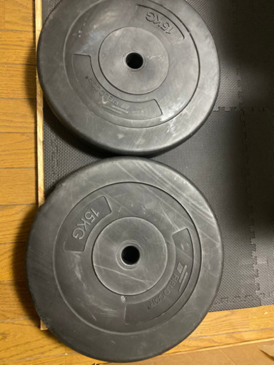 15キロプレート　　2枚　値段交渉受け付けます！