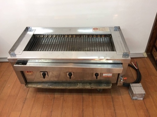 ヒゴグリラー 万能タイプ 卓上型 ３P-218C 電気式 3相200V グリラー 焼き物器 下火 魚焼器 網焼き 焼台 串焼き 蒲焼 電気グリラー