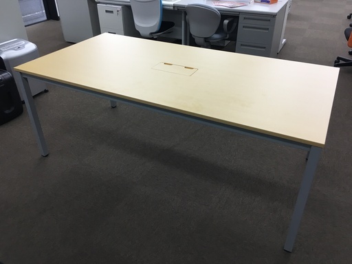 【オフィスデスク/ベージュ】