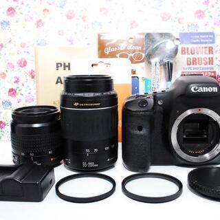 一眼レフカメラCanon EOS 7D Mark II ダブルレンズセット Canon EOS 7D MarkⅡ ダブルレンズセット EOS キヤノン Canon 7D Mark