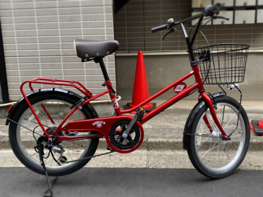 新品同様！ミニベロ　ギア、カギ、オートライト付き