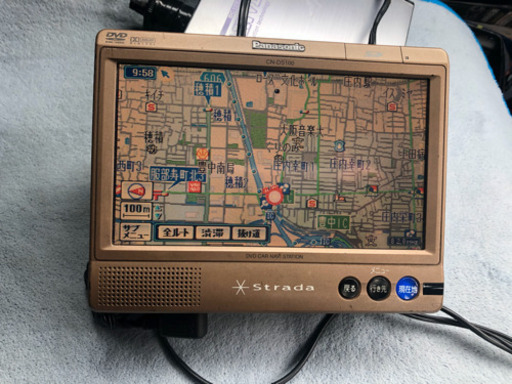 パナソニックポータブルナビDVDビデオ再生付CN-DS100