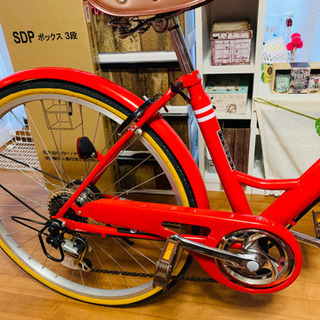 一回乗っただけの、可愛い自転車の画像