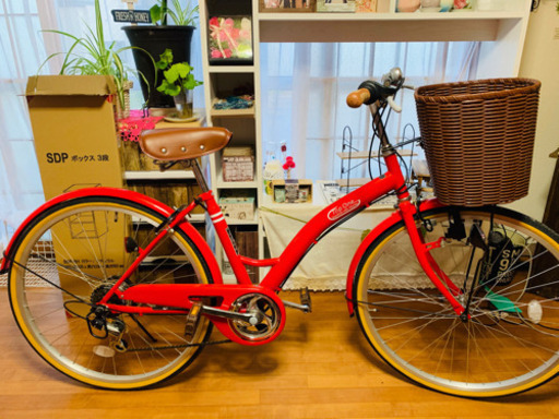 一回乗っただけの、可愛い自転車