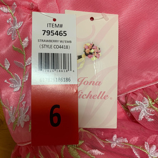 タグ付き　ドレス 発表会　ピンク　costcoの画像