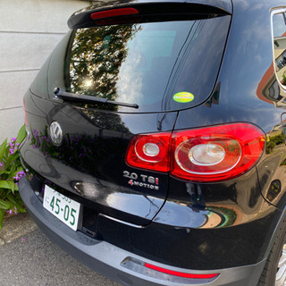 ワーゲン　ティグアン　23年式　検付き　黒　純ナビ　TV 5万キロ　修復なしの画像