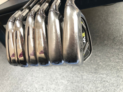 【ありがとうございました】TaylorMade テーラーメイド M2 アイアン 6本セット