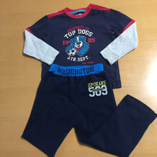 OSHKOSH 長袖Tシャツ(90) ＆ 長ズボンのセット(95)