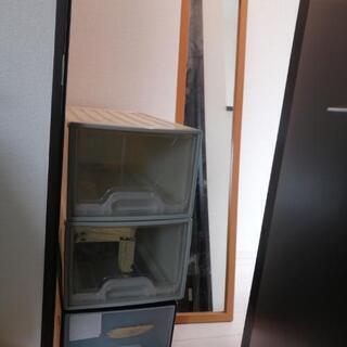 無料！！収納ケース、鏡