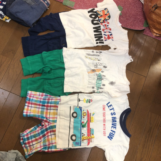 男の子　夏服春服まとめ　保育園（90~100センチ）ほぼ100cm まとめ売り64点‼️美品多数