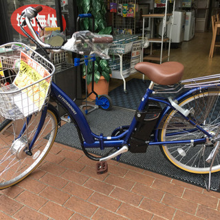 21テクノロジー 折り畳み 24インチ 電動アシスト自転車 青 未使用