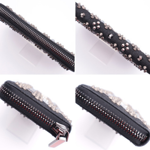 《Christian Louboutin/パネトーネ 長財布》デニム ABランク