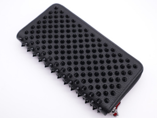 《Christian Louboutin/スパイクスタッズ長財布》 ABランク