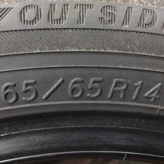 YOKOHAMA ice GUARD iG50 PLUS 165/65R14 14インチ スタッドレス 4本 2015年製 タンク ルーミー デリカD:2等 (VTY35) クレジットカード QR決済可能の画像