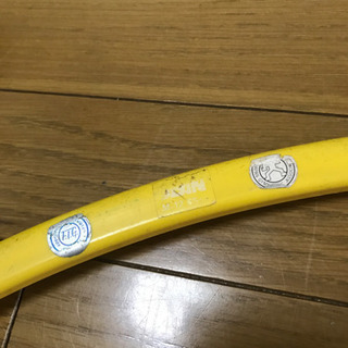 新体操、競技用フープ　黄色の画像