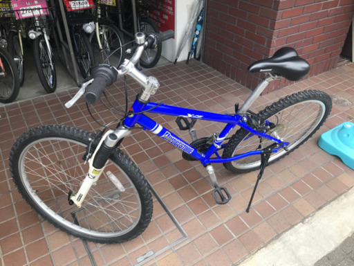 26インチ　ブリヂストン　3×７speed　アルミフレーム　ブルー
