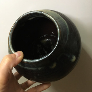 壺　花瓶　骨董品　花をいける陶器　焼き物　の画像
