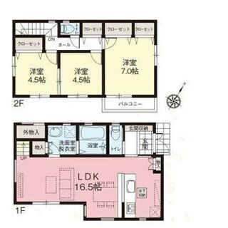 100万円下がりました！！3LDK新築建売物件！川口市東内野！賃...