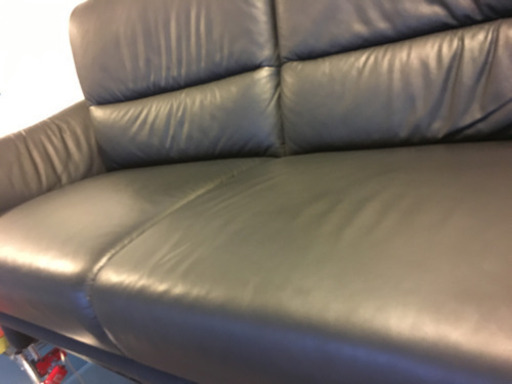 ドイツ製 高級 himolla ヒモラ IDC大塚家具 総革 2人掛けソファ kassell カッセル 黒 参考上代約40万