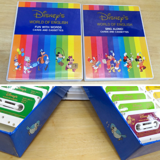  ディズニー 英語 ワールドオブイングリッシュ ビデオ VHS カセットテープセット/DWE 教材 シングアロング 他   ☆ PayPay(ペイペイ)決済可能 ☆ 札幌市 豊平区 平岸 アウトレットモノハウスの画像