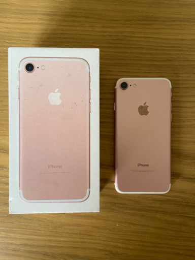 iPhone7ローズゴールド　128g SIMロック解除済み