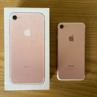 iPhone7ローズゴールド　128g SIMロック解除済み