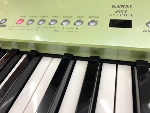 KAWAI　デジタルピアノ　es1s　03製　グリーン　本体のみ