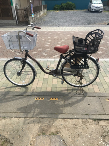 子供犬乗せ自転車 LEDオ一トライト２６インチ