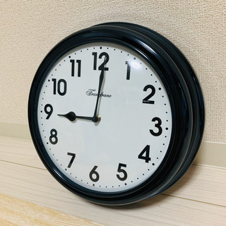 掛け時計　黒　Francfranc