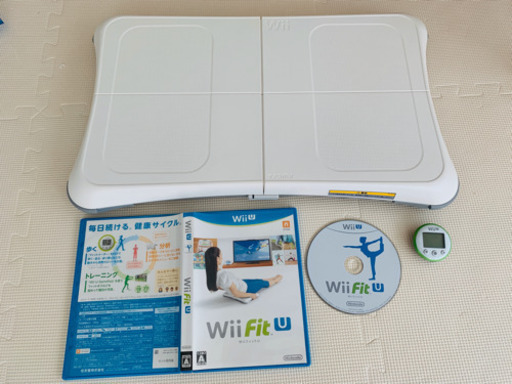 Wii U、Wii Fit、「スーパーマリオ」「マリオカート」、リモコン、ハンドル等必要アクセサリ全て
