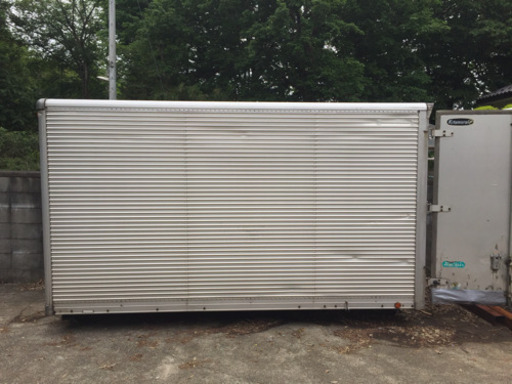 アルミ箱 コンテナボックス 物置 ガレージなどに 3.6×H2.0×1.7