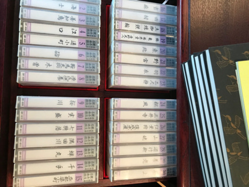 観世流名曲撰　カセットテープ1〜88 全揃い　他、謡本、センス