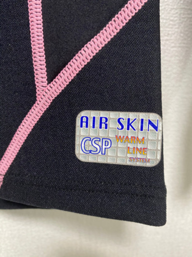 【Surf Grip】AIR SKIN CSP WARM LINE SYSTEM /エアースキン長袖/ ピンクステッチ