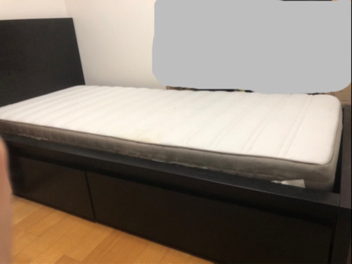【⚠️締切間近】IKEA シングルベッド＋マットレス＋マットレスシ-ツ＋引き出し