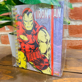🇺🇸 お洒落なアンティーク＊アメリカン雑貨🇺🇸 ✨多数入荷！✨ ✏️Iron Manレトロa5ノートブック✏️の画像